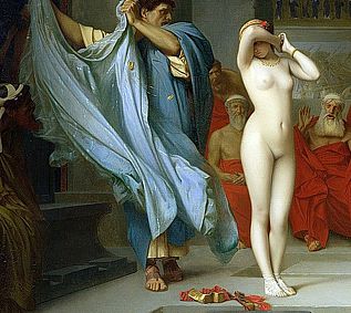 Friné ante el Areòpago Jéan Léon Gérome