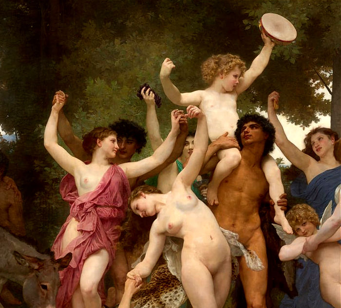 la juventud de baco bouguereau1