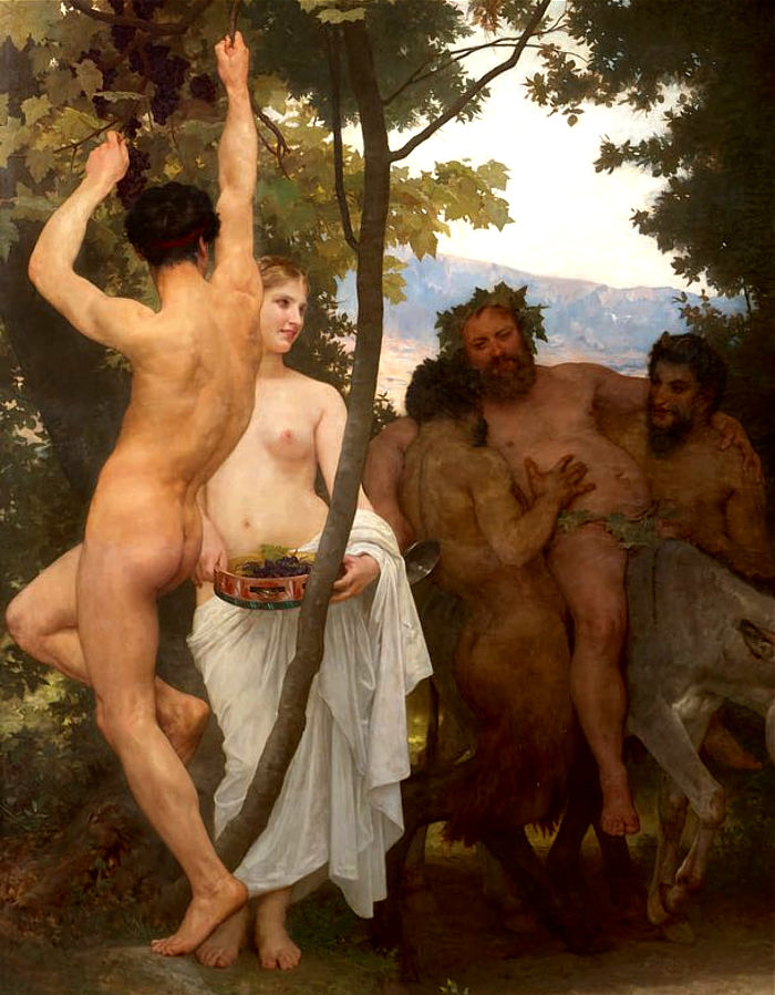 la juventud de baco bouguereau2