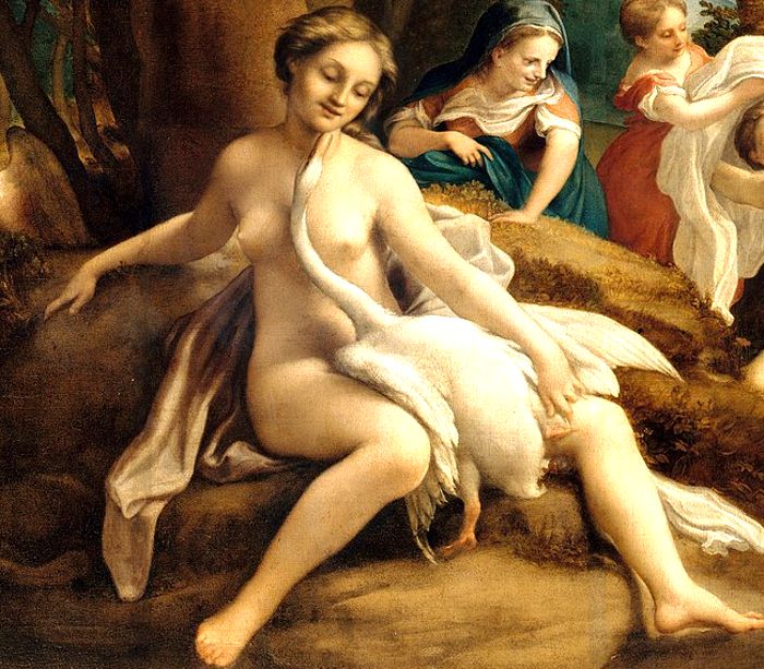 leda y el cisne correggio