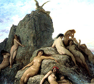Las Oceanides de Gustave Dore