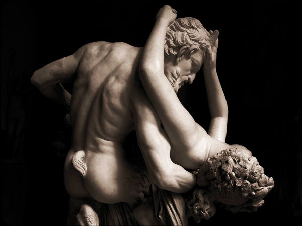 satiro bacante pradier