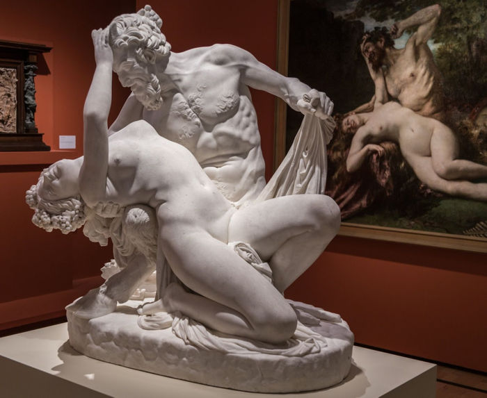 satiro bacante pradier