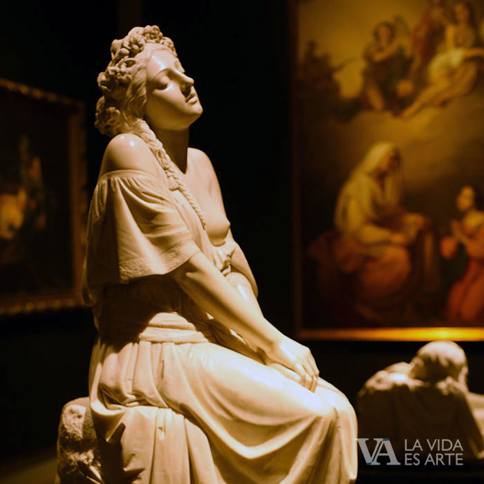 Sculpture by Gaetano Motelli depicting the Shulamite