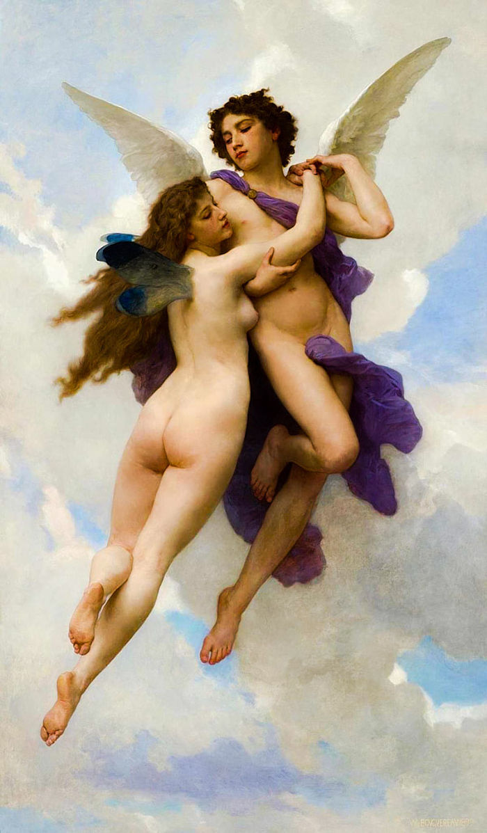 psique y cupido bouguereau