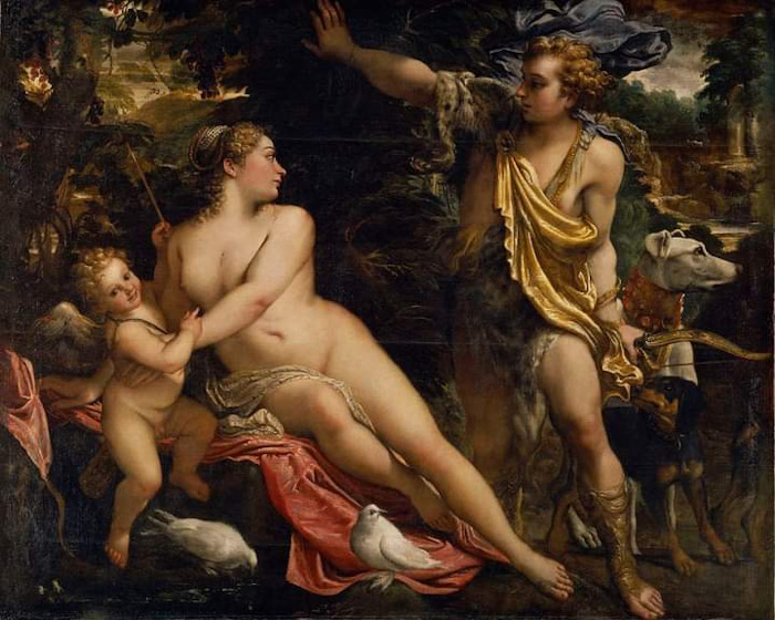 adonis venus carracci