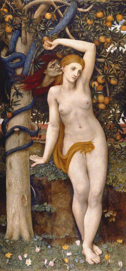 eva pandora John Roddam Spencer Stanhope Eve Tempted 1877