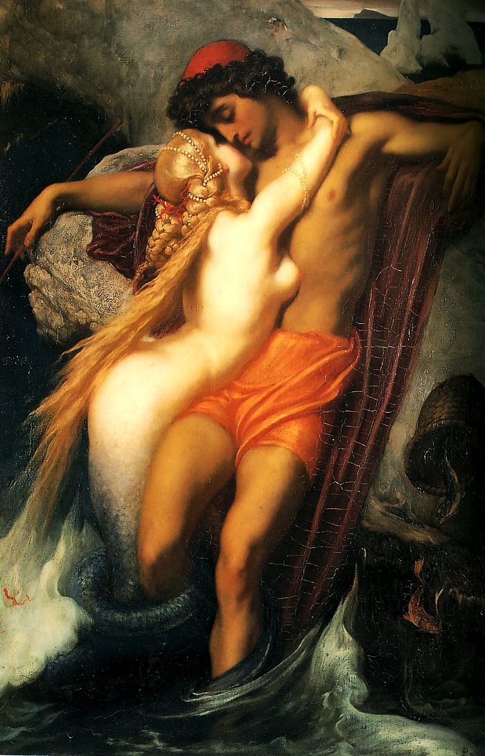 el pescador y la sirena leighton3
