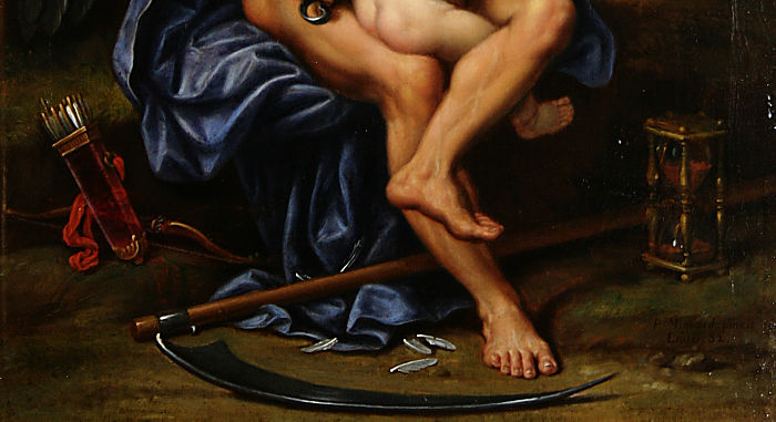 chronos corta las alas de cupido3