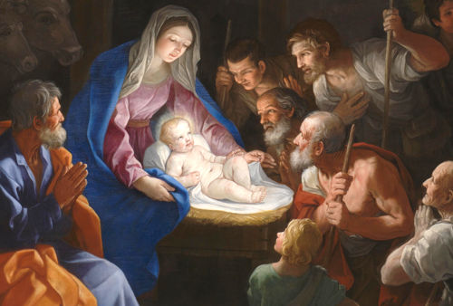 La Adoración de los Pastores de Guido Reni