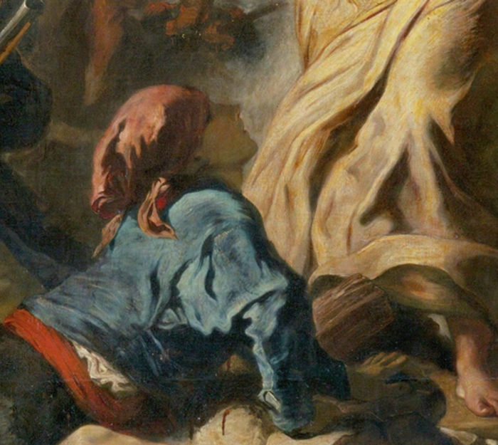 Cuerpos de los caídos en la base