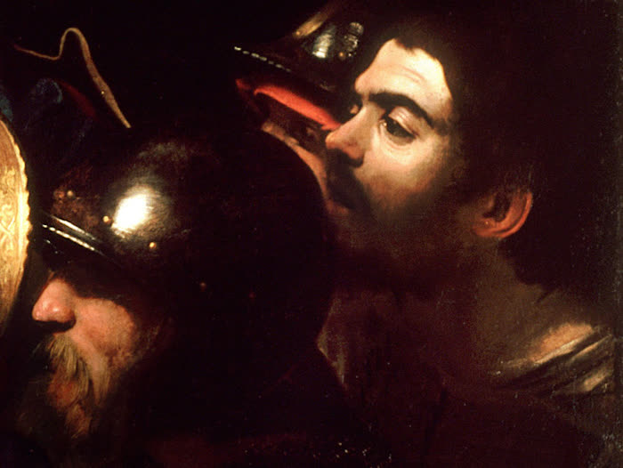 La Captura De Cristo Caravaggio5