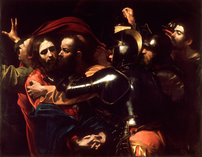 La Captura De Cristo Caravaggio6