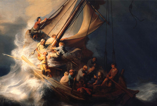 La Tormenta en el Mar de Galilea: Un Viaje Épico de Rembrandt