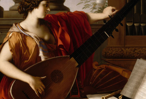 Santa Cecilia y la Alegoría de la música